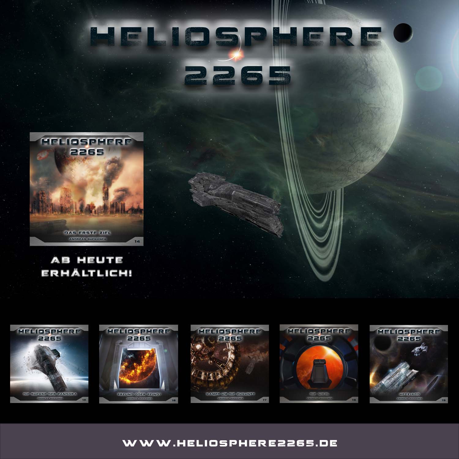 "Heliosphere 2265 - Folge 14: Das erste Ziel" als Hörspiel erhältlich