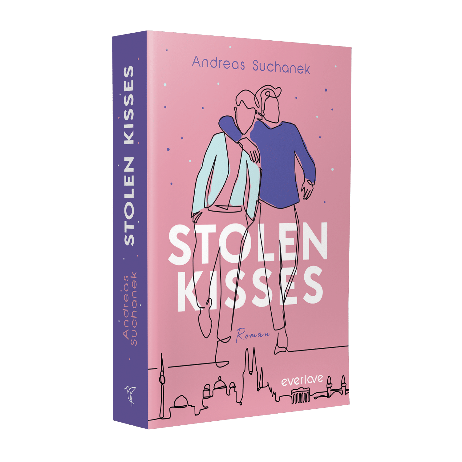 Das Cover zu Stolen Kisses – Gay Romance von Andreas Suchanek (Everlove Verlag) Das Cover zu Stolen Kisses - Gay Romance von Andreas Suchanek (Everlove Verlag)